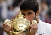 El feudo inglés es español: Alcaraz reina en Wimbledon Carlos Alcaraz
