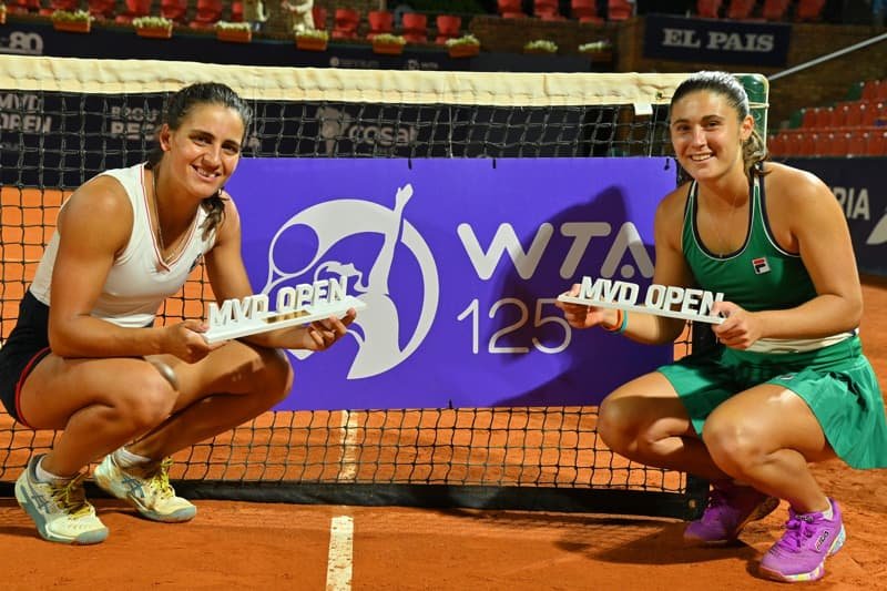 Riera y Carle campeonas de dobles del Montevideo Open María Lourdes Carle y Julia Riera