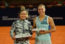 Renata Zarazúa campeona del MVD Open Renata Zarazúa y Diane Parry