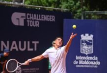 Debutan Roncadelli y Aguilar en el Punta del Este Open Federico Aguilar Cardozo