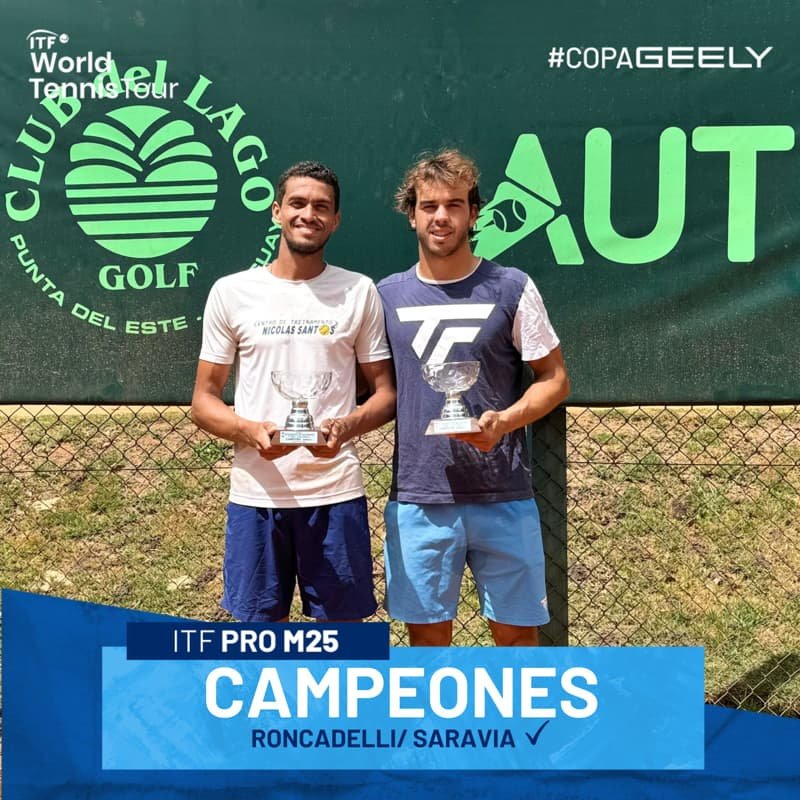 Roncadelli campeón en dobles