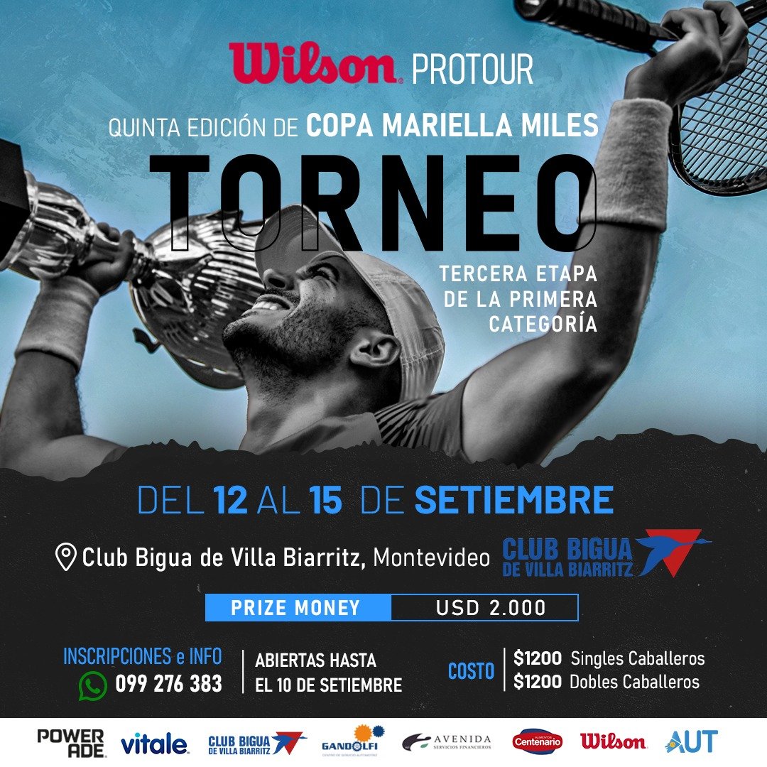 Wilson Protour 2024: Se viene la quinta edición de la Copa Mariella Miles