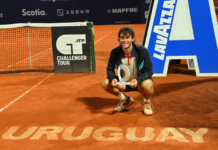 Tristan Boyer ganó la edición 23 del Uruguay open Foto Gastón Montero
