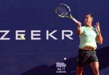 Hugo Dellien y Tristan Boyer por el título del Uruguay Open Hugo Dellien Foto Gabriela Oxilia