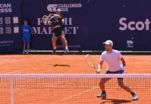 RONCADELLI jugará la final de dobles del Uruguay open Roncadelli Foto Gastón Montero