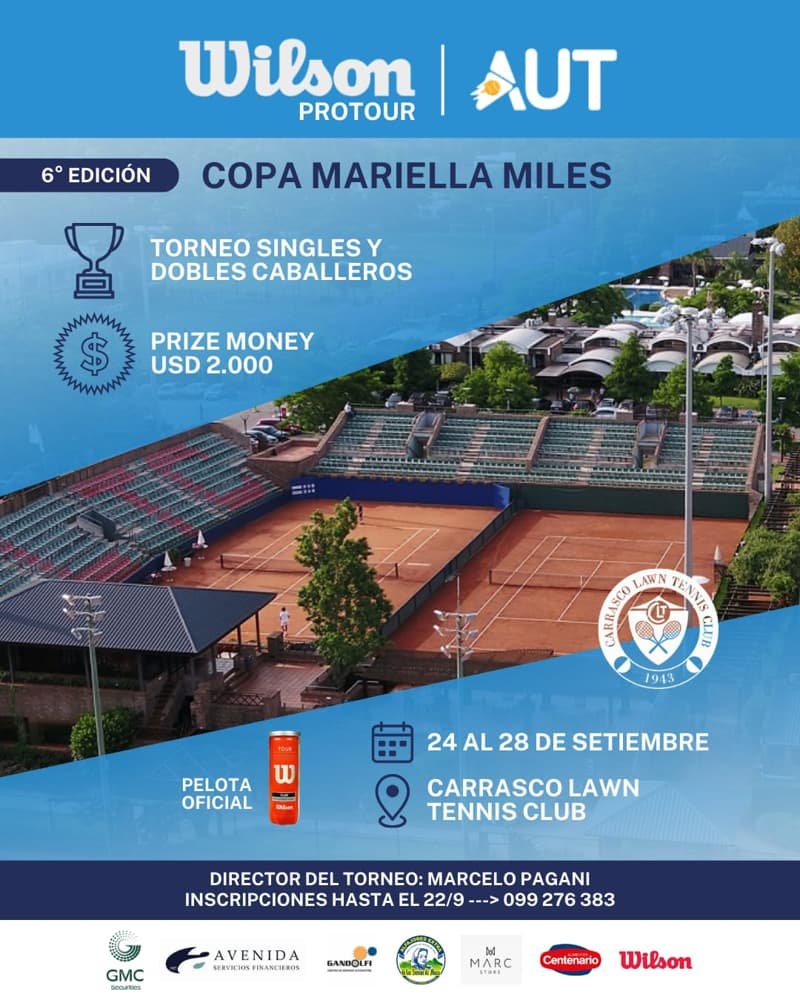 Sexta edición del Wilson ProTour Copa Mariella Miles