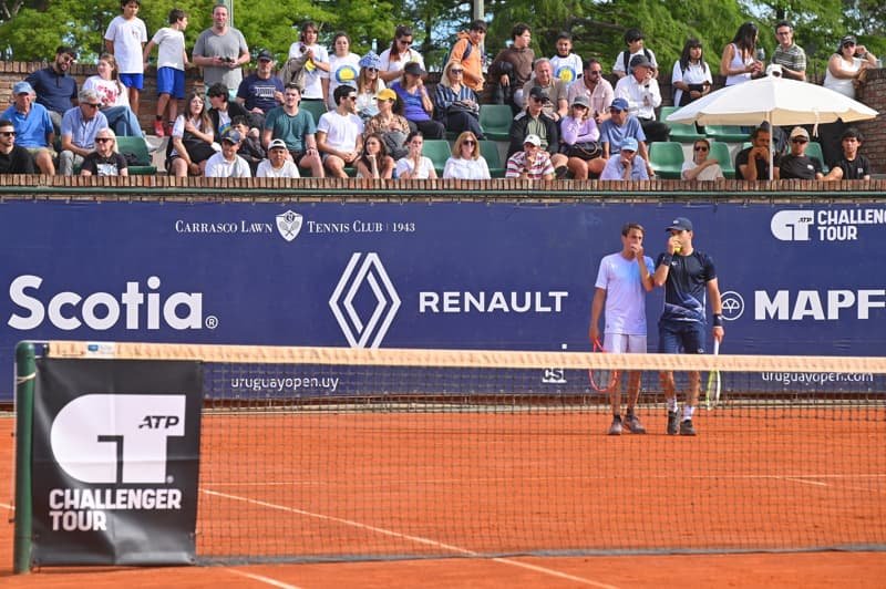 Carou y Roncadelli Foto Gastón Montero-Uruguay Open