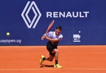 Cecchinato vs Díaz Acosta este lunes en el Uruguay open JOAQUÍN AGUILAR CARDOZO