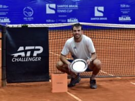 Franco Roncadelli Campeón de la Santos Brasil Tennis Cup